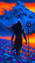 Mahadev Posters for Home/Wall Decoration Self adhesiv wallpaper | Meditation Room Decor #6