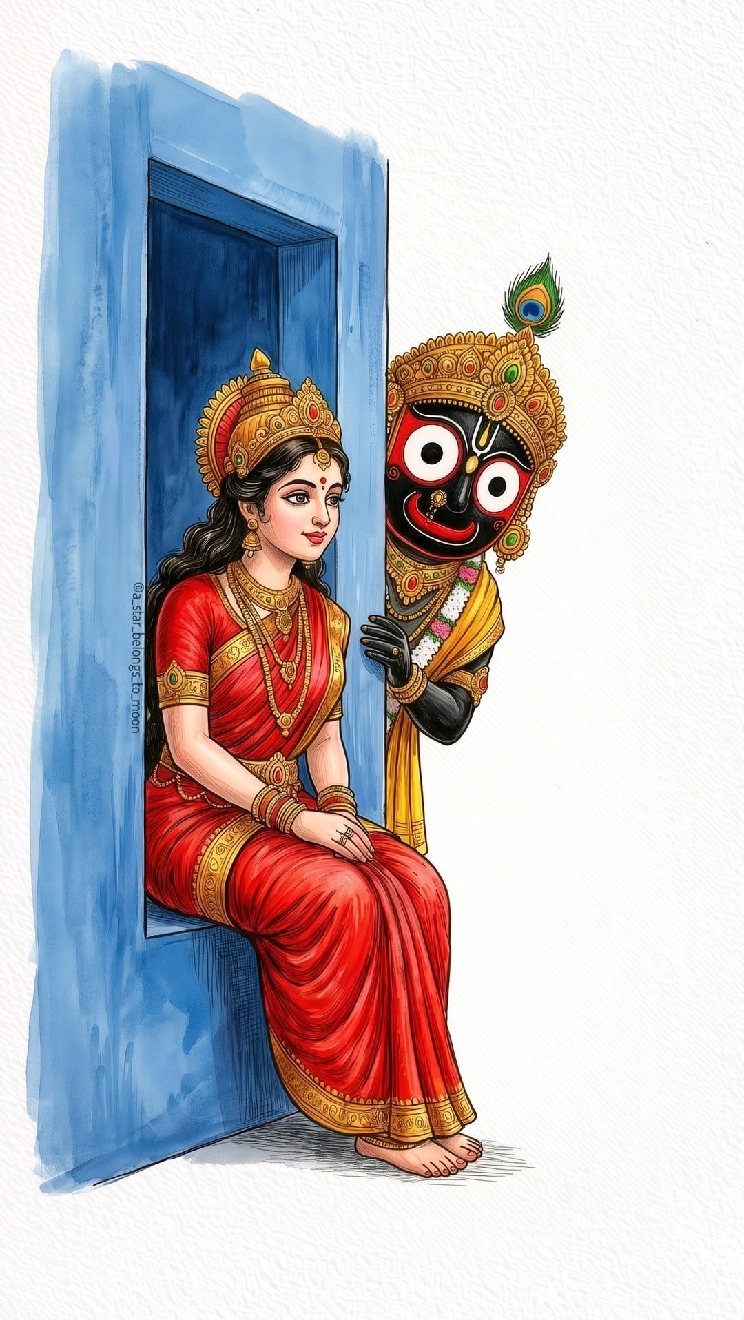 Jagannath Bhagwan Posters for Decoration | Lord Jagannath Poster | Jagannath Artwork #5